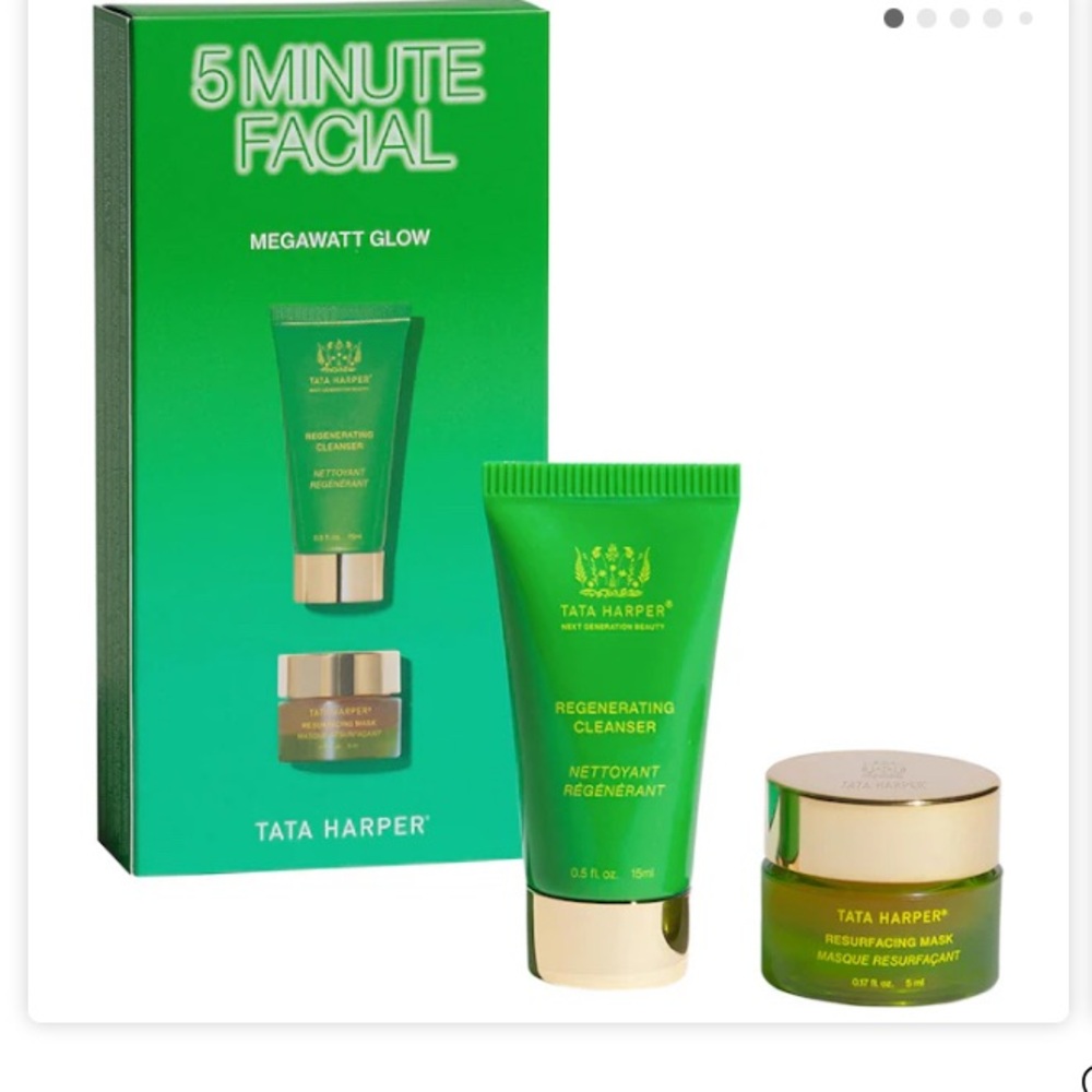 Tata Harper Bright Green 5 Minute Facial Set Free With Purchase $125+!